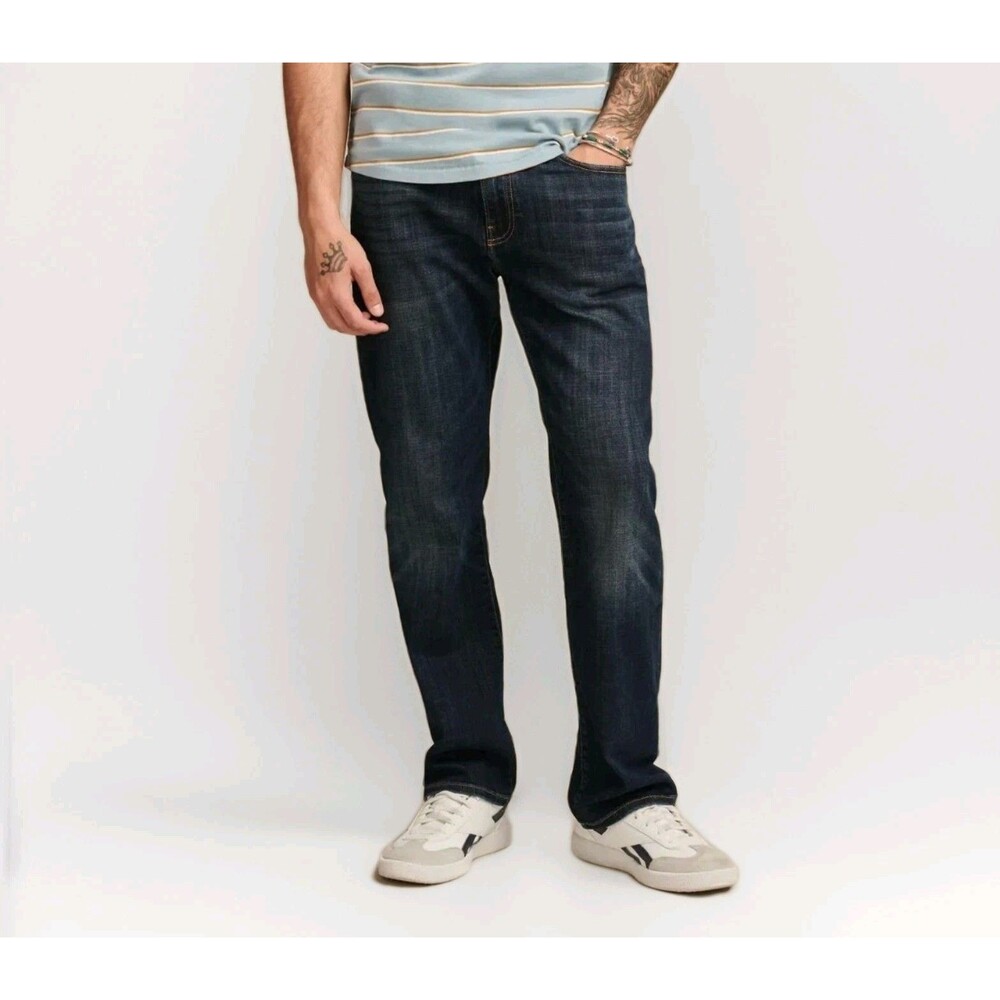 Lucky Brand Jeans 363 Vintage Straight Coolmax Medium Wash Stretch Mens W34 L32